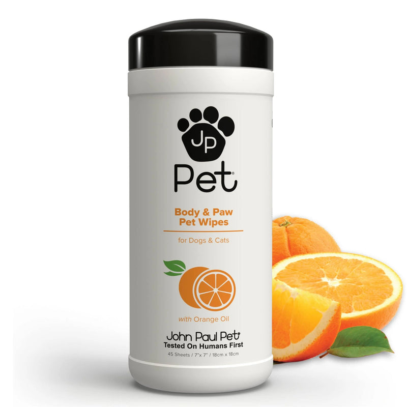 John Paul Pet Full Body & Paw Wipes