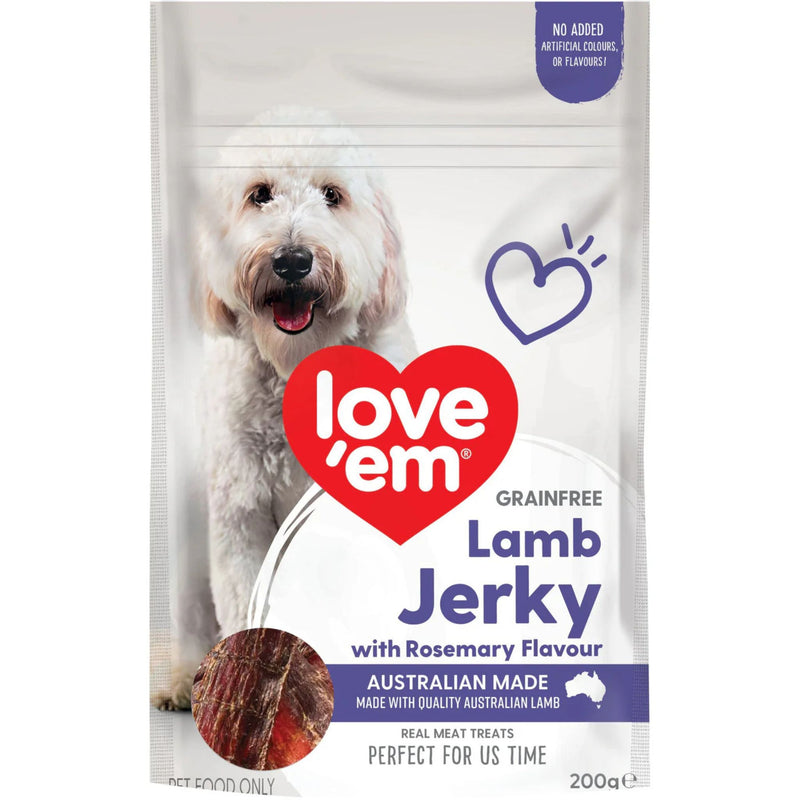 Love'em Lamb with Rosemary Jerky Dog Treats