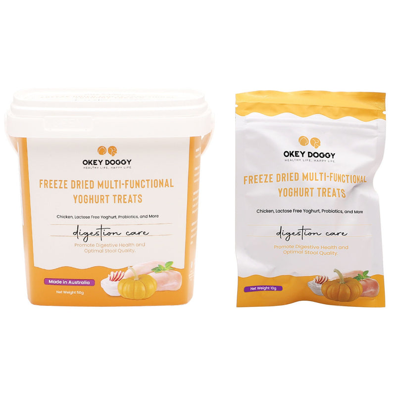 Okey Doggy Freeze Dried Multi-Functional Yoghurt Treats for Dogs & Cats Digestion Care