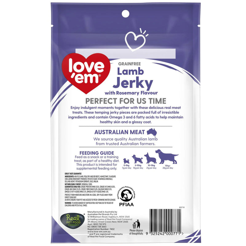 Love'em Lamb with Rosemary Jerky Dog Treats