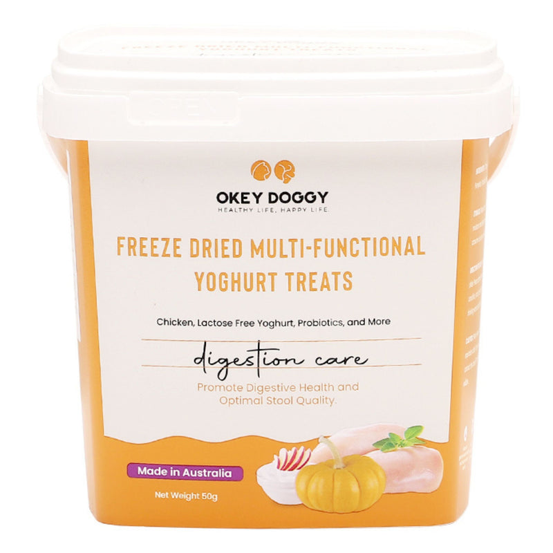 Okey Doggy Freeze Dried Multi-Functional Yoghurt Treats for Dogs & Cats Digestion Care