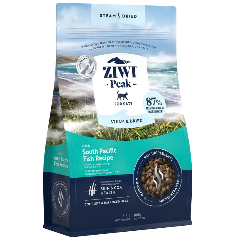 Ziwi Peak Steam and Dried Cat Food Wild South Pacific Fish