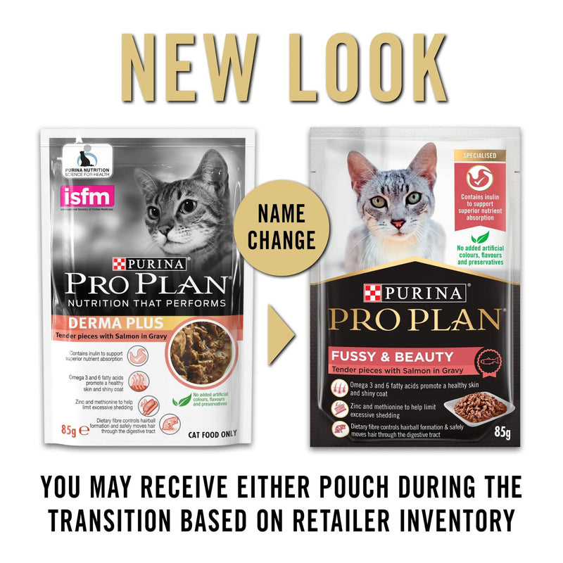 PRO PLAN Adult Fussy & Beauty Salmon in Gravy Wet Cat Food