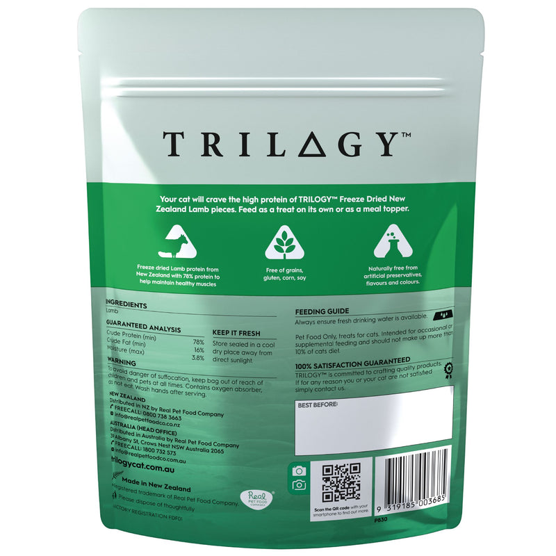 Trilogy Freeze Dried Cat Treats Lamb