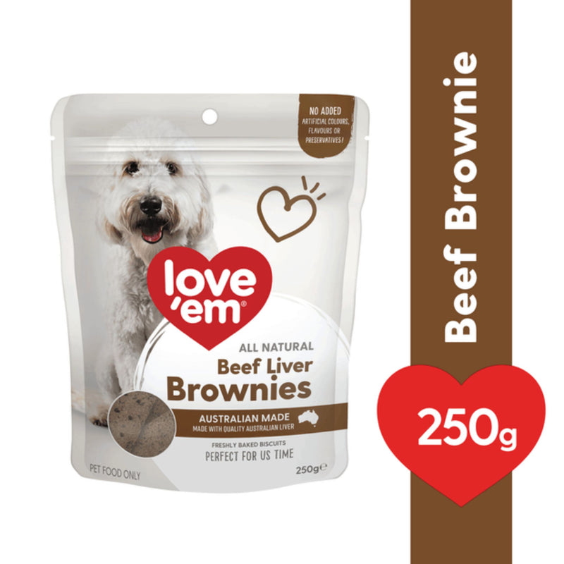 Love'em Liver Brownie Dog Treats