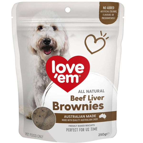 Love'em Liver Brownie Dog Treats