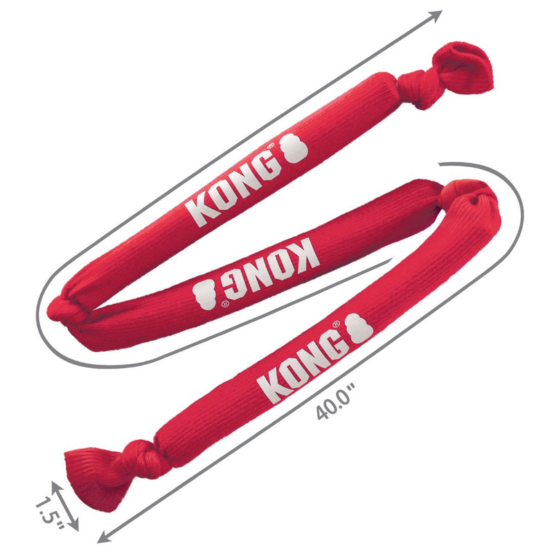 KONG Dog Toys Signature Crunch Rope Triple | PeekAPaw Pet Supplies