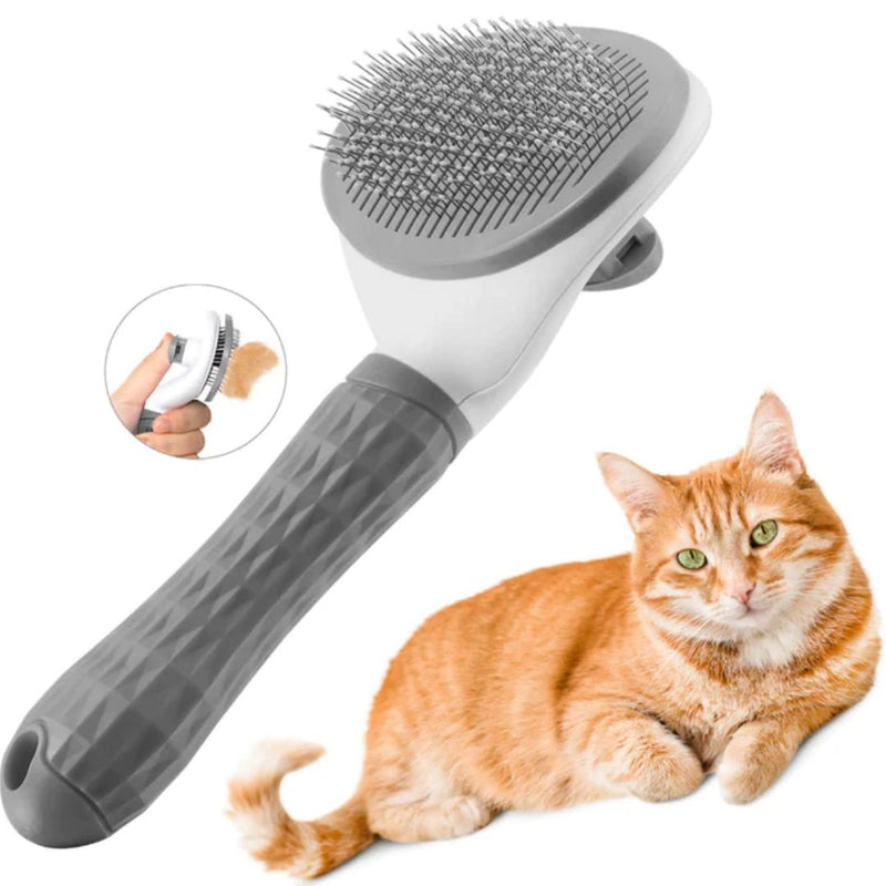 All Fur You Self Clearing Pet Comb | PeekAPaw Pet Supplies