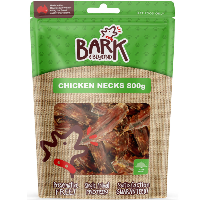 Bark and Beyond Chicken Necks Dog Treats