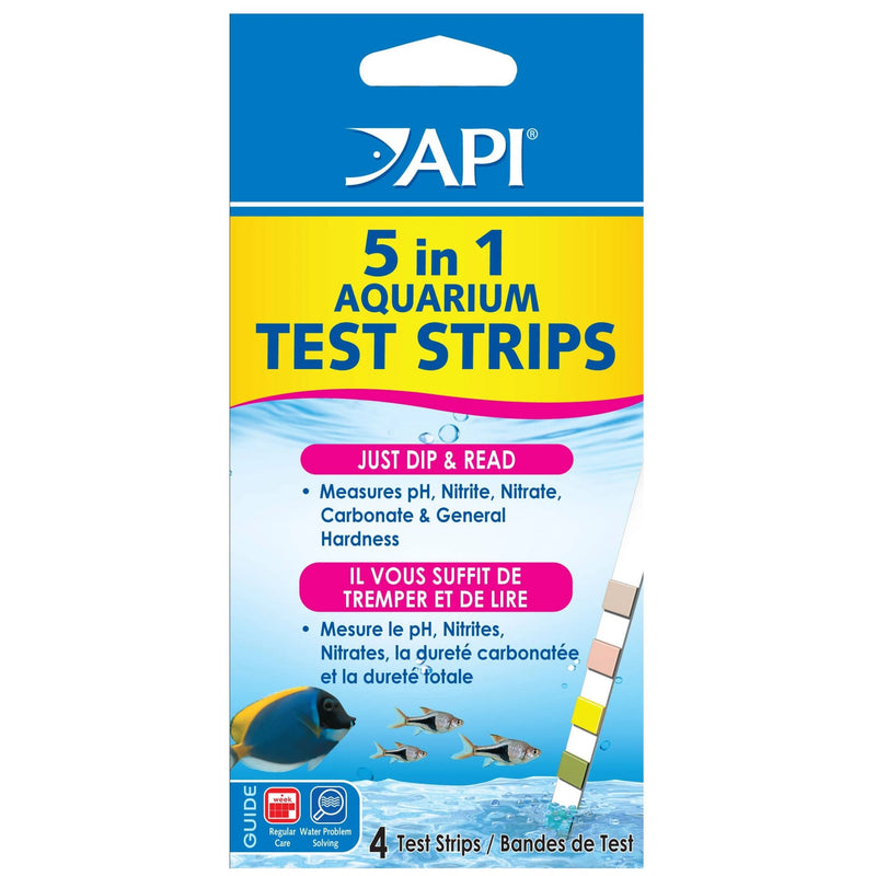 API 5 In 1 Freshwater And Saltwater Aquarium Test Strips