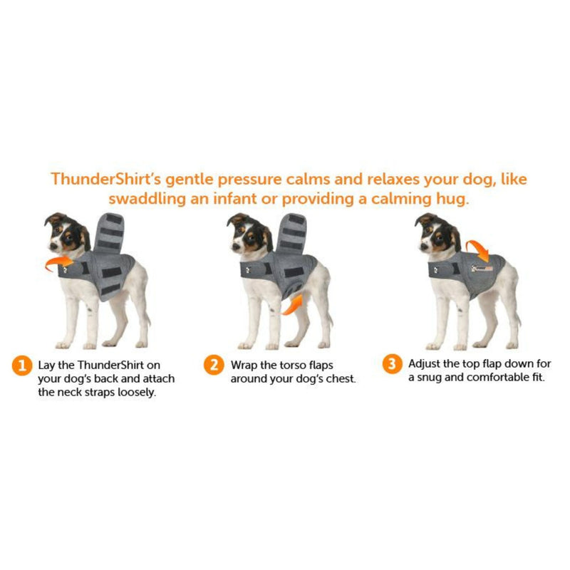 ThunderShirt for Dogs – Original Heather Grey