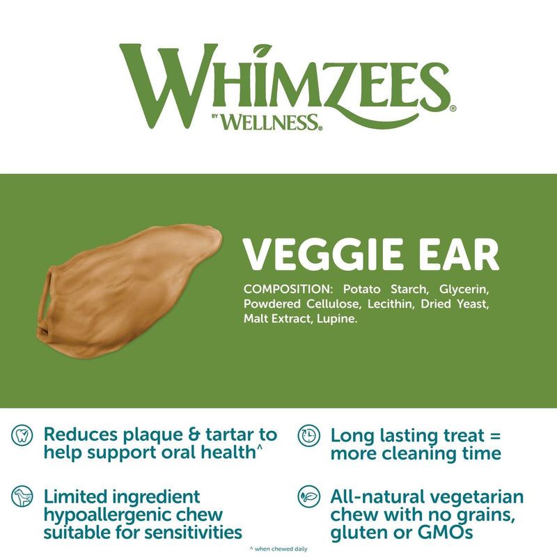 Whimzees Dental Dog Treats Veggie Ear