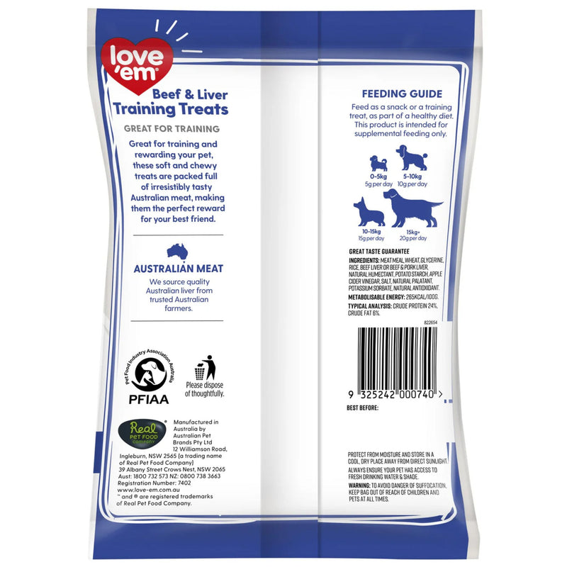 Love'em Liver Dog Training Treats