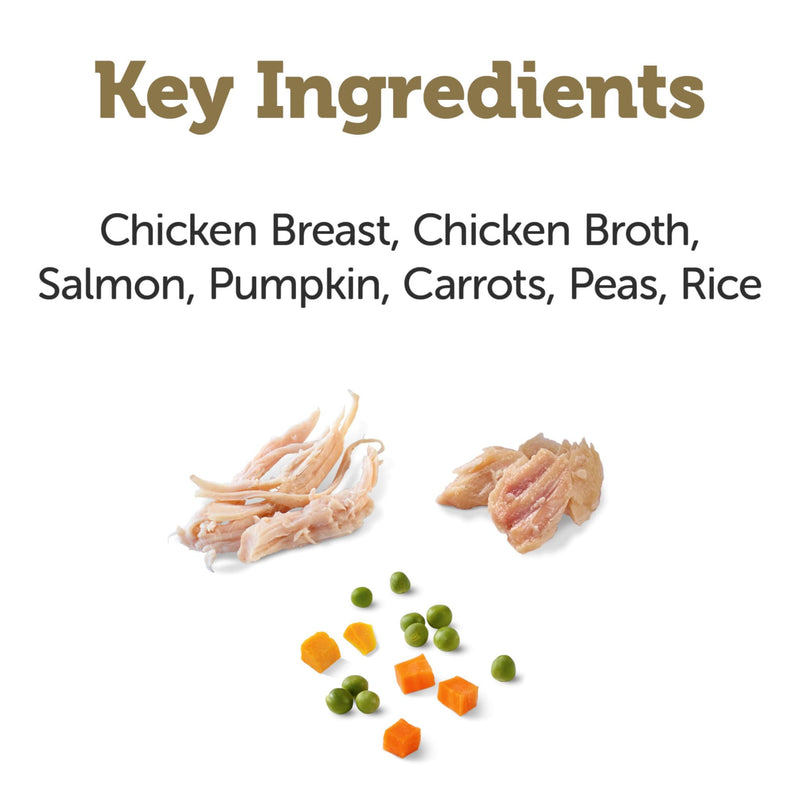 Applaws Taste Toppers for Dogs Chicken Breast with Salmon, Pumpkin, Carrots & Peas in Broth