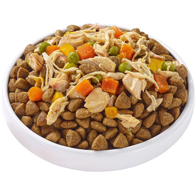 Applaws Taste Toppers for Dogs Chicken Breast with Salmon, Pumpkin, Carrots & Peas in Broth