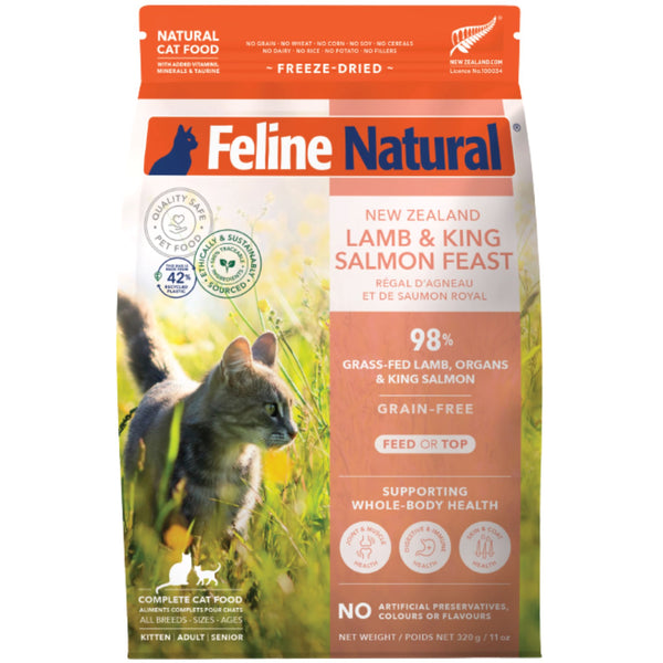 Feline Natural Freeze Dried Lamb & King Salmon Feast