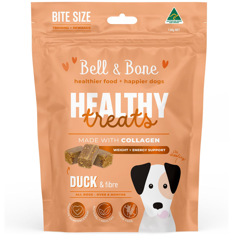 Bell and Bone Healthy Dog Treats Duck & Fibre for Weight and Energy Support