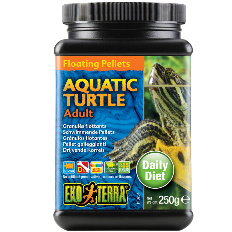 Exo Terra Turtle Food Adult Floating Pellets