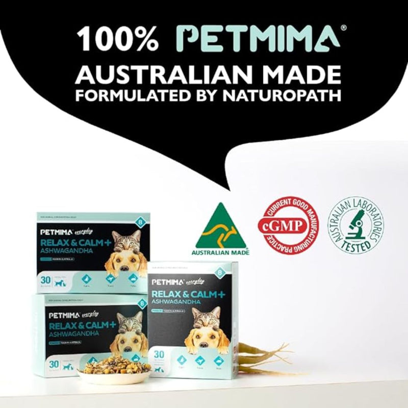 PETMIMA Relax & Calm+Ashwagandha | PeekAPaw Pet Supplies