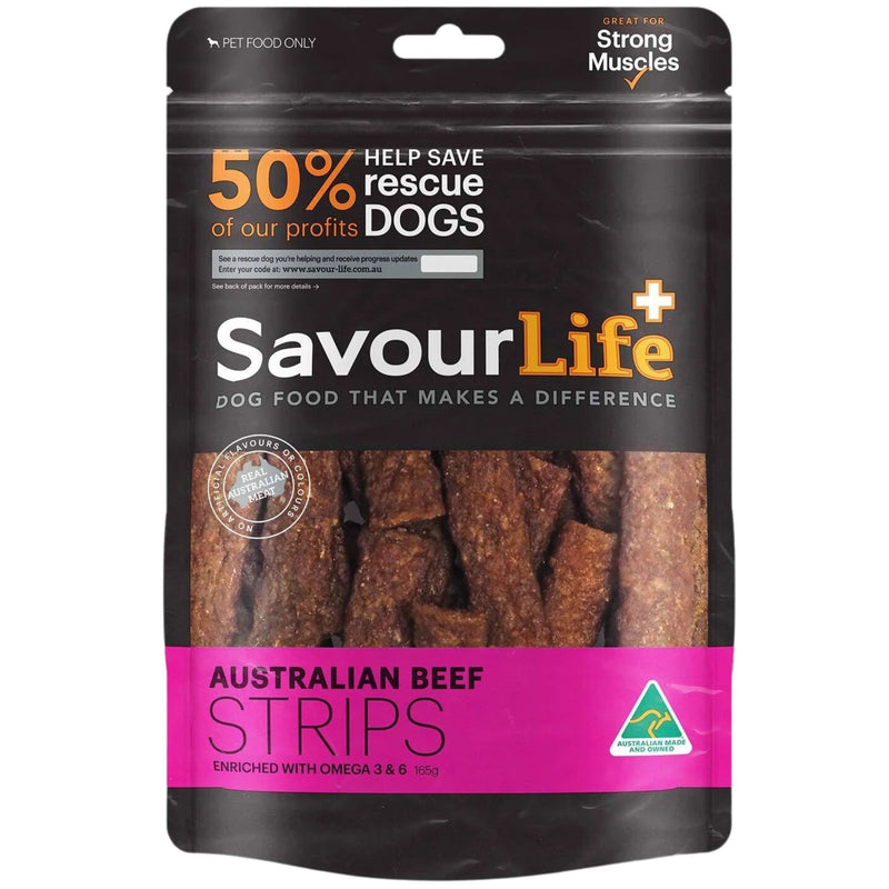 SavourLife Australian Beef Strips Dog Treats