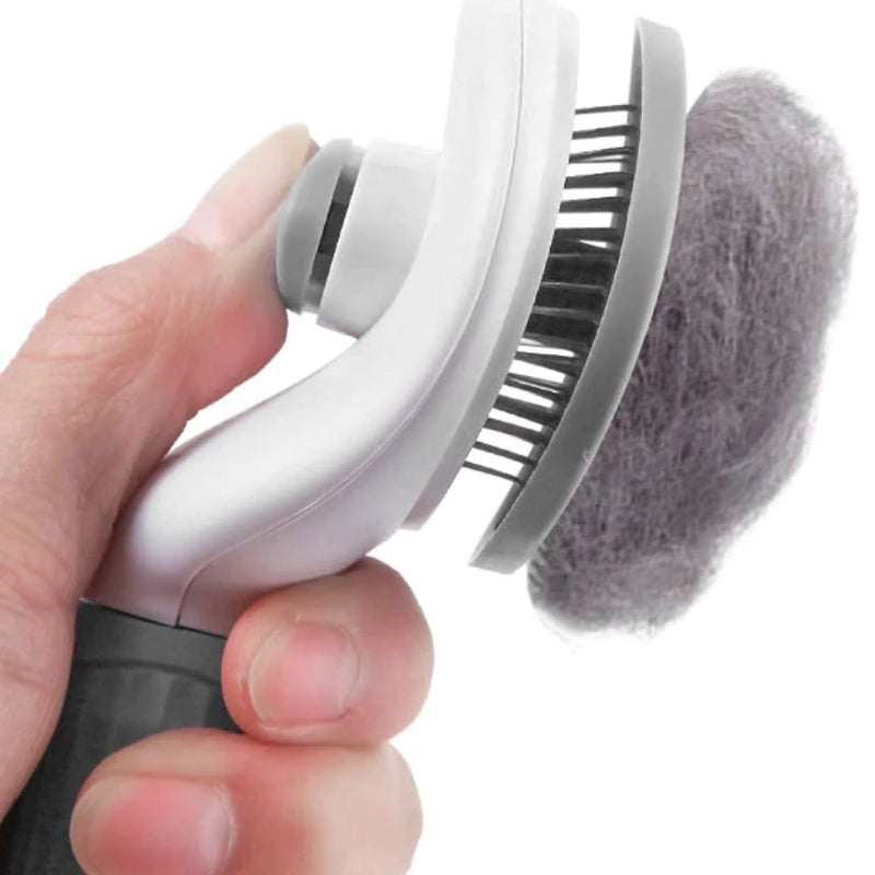 All Fur You Self Clearing Pet Comb | PeekAPaw Pet Supplies