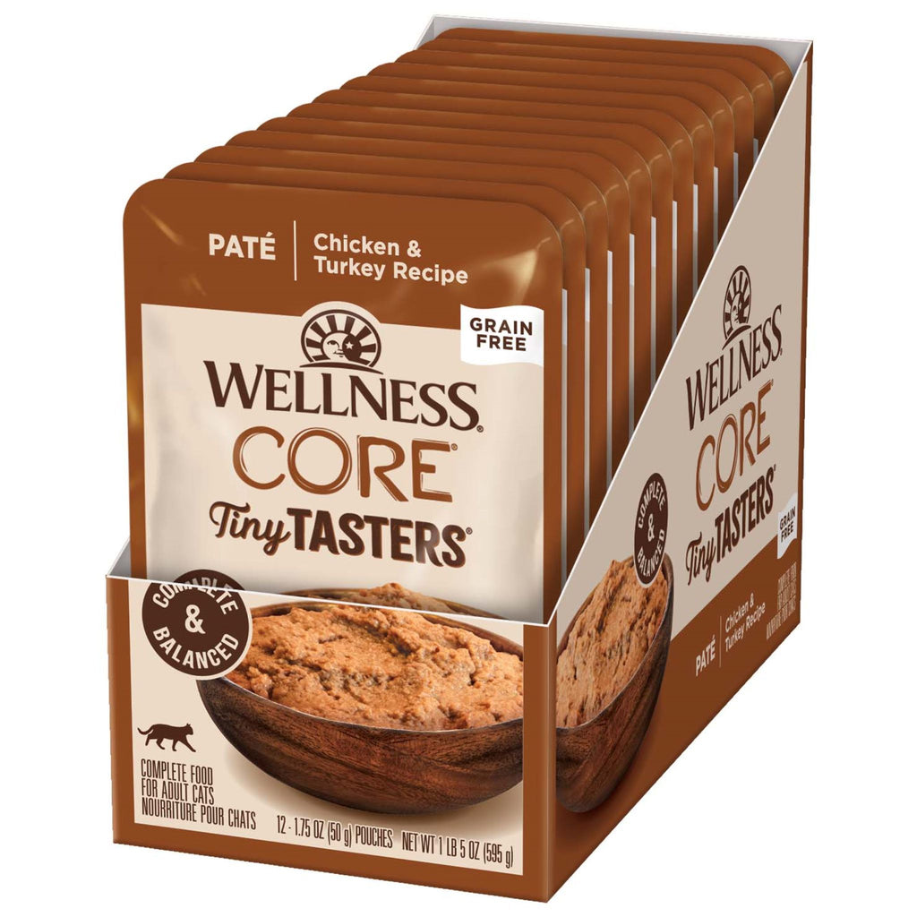 Wellness Core Wet Cat Food Tiny Tasters Chicken Turkey Pate