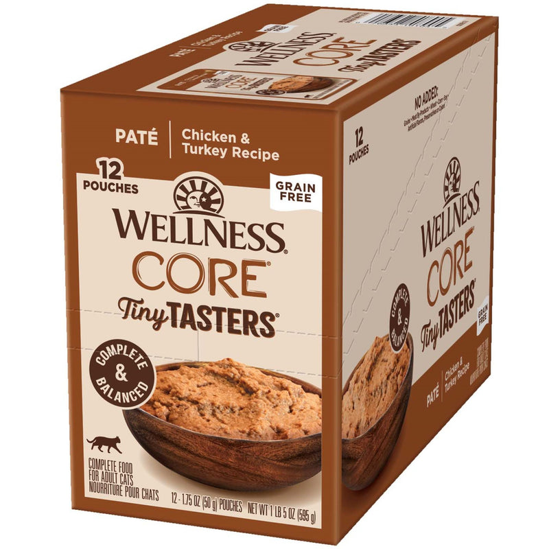 Wellness Core Wet Cat Food Tiny Tasters Chicken & Turkey Pate