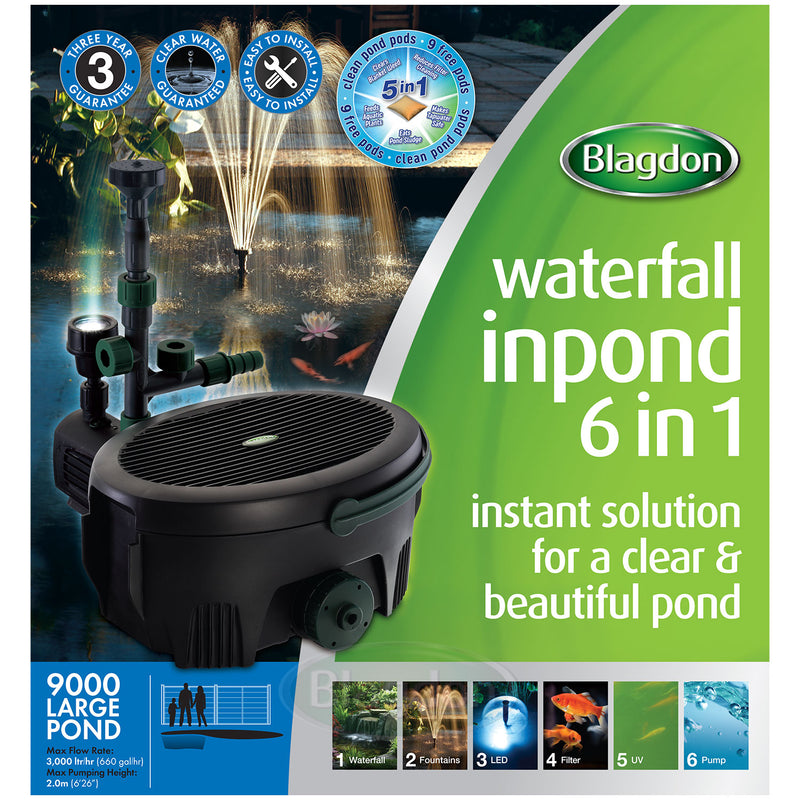 Blagdon Inpond 6 in 1 Pond Multi Filter 9000