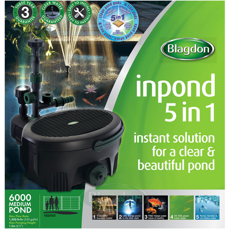 Blagdon Inpond 5 in 1 Pond Multi Filter