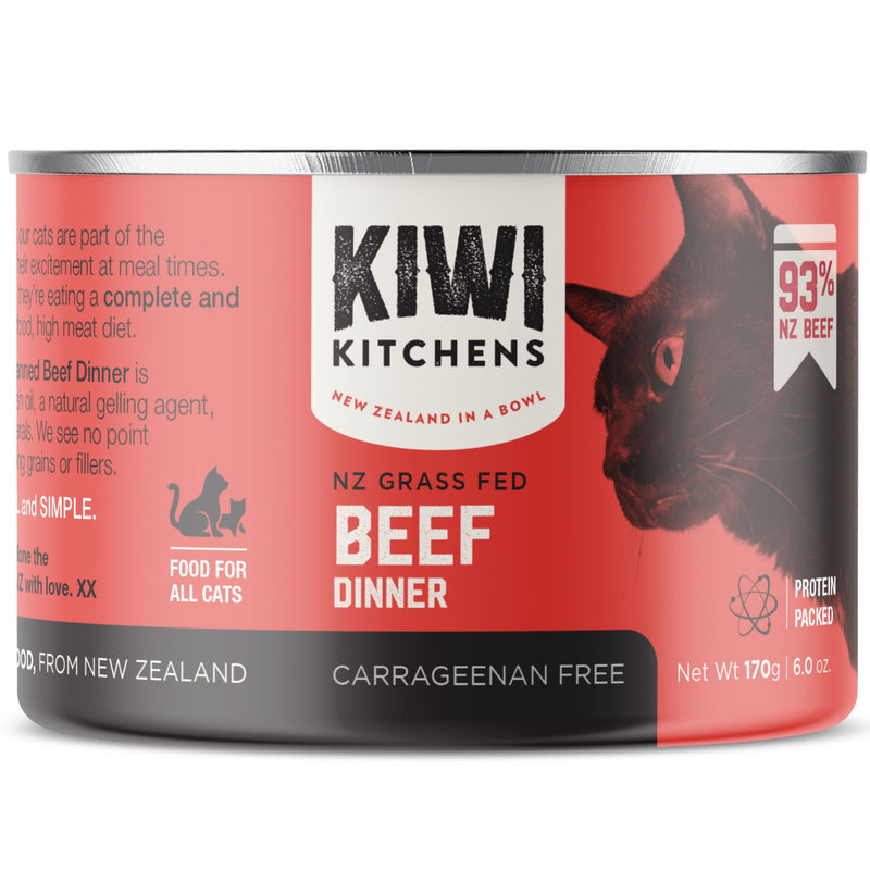 Kiwi Kitchens Canned Cat Food Beef Dinner