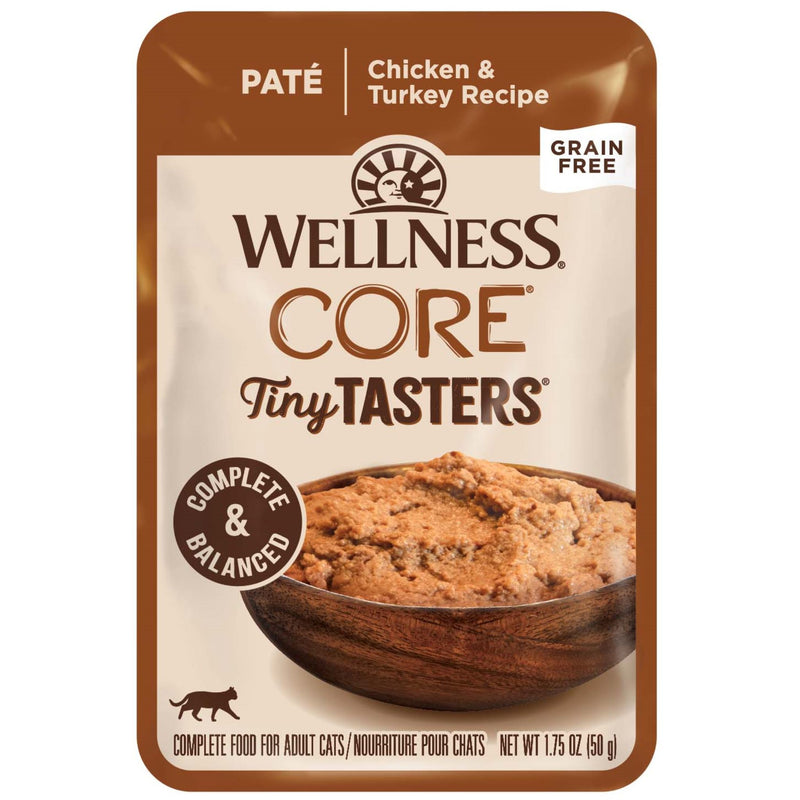 Wellness Core Wet Cat Food Tiny Tasters Chicken & Turkey Pate