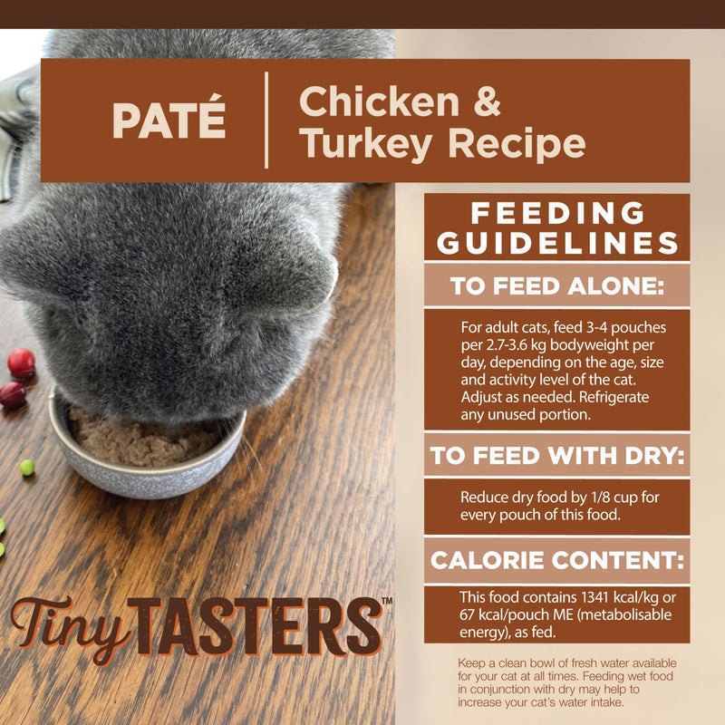 Wellness Core Wet Cat Food Tiny Tasters Chicken & Turkey Pate