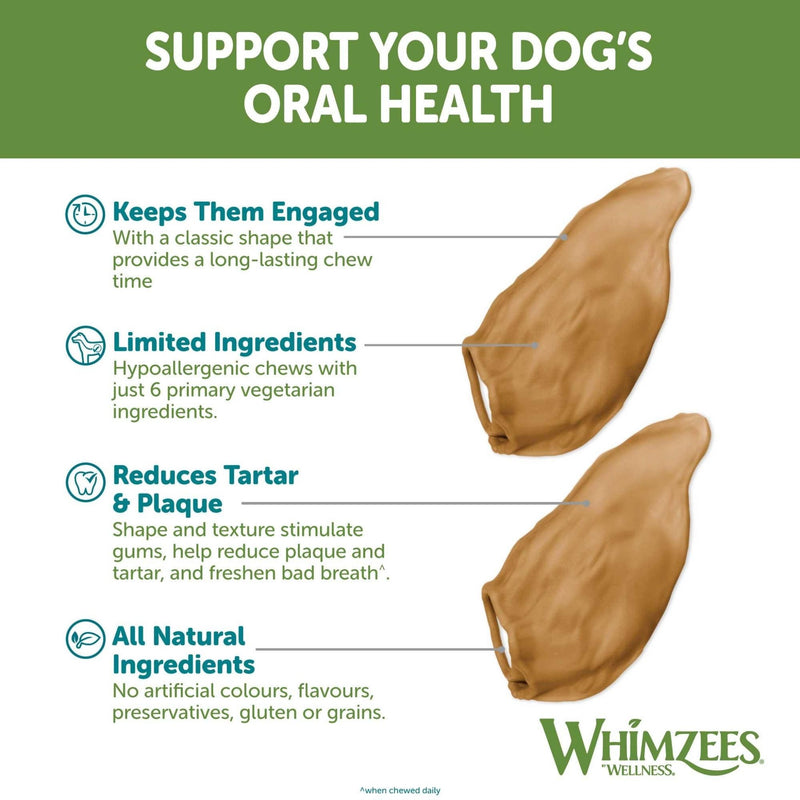 Whimzees Dental Dog Treats Veggie Ear