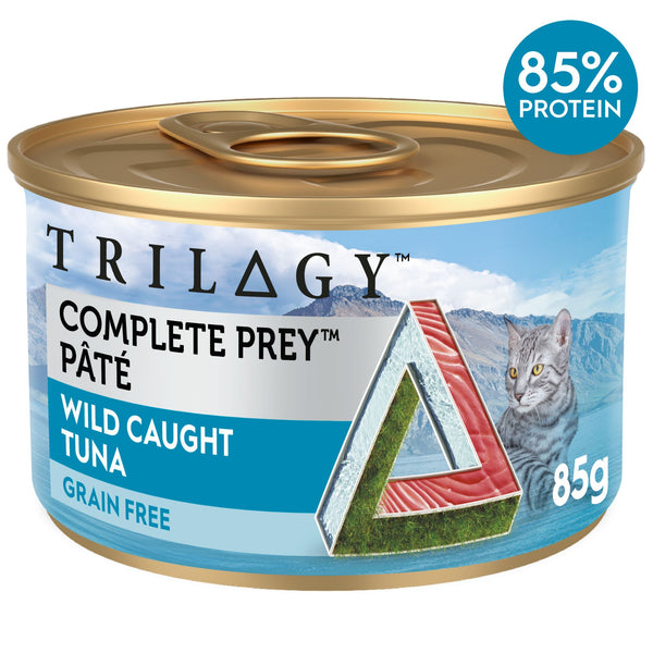 Trilogy Wet Adult Cat Food Complete Prey Pate - Wild Caught Tuna