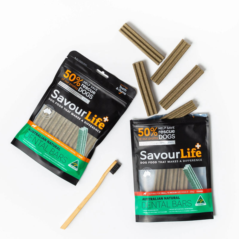 SavourLife Australian Natural Dental Bars for Small/Medium Dogs