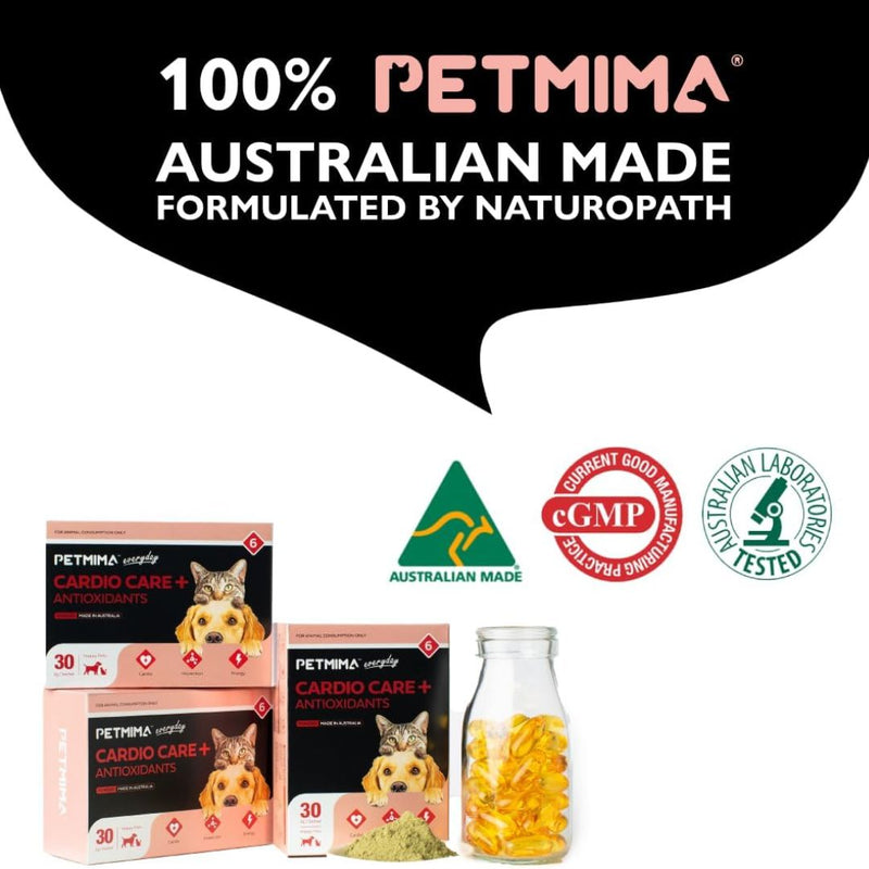 PETMIMA Cardio Care+ Antioxidants | PeekAPaw Pet Supplies