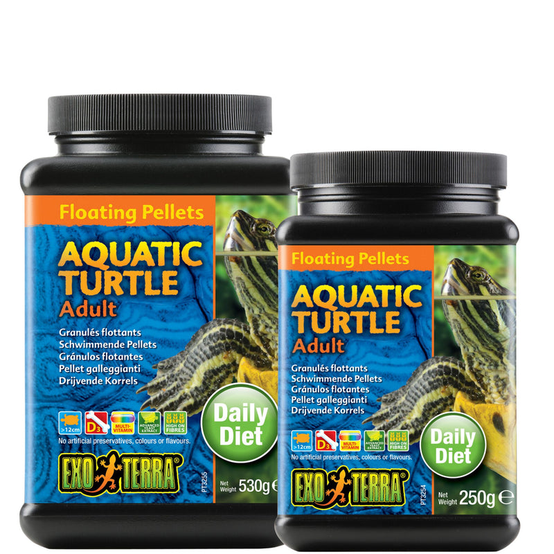 Exo Terra Turtle Food Adult Floating Pellets