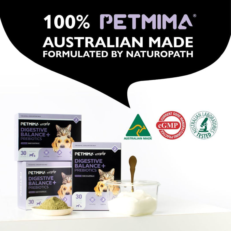 PETMIMA Digestive Balance+Prebiotics | PeekAPaw Pet Supplies