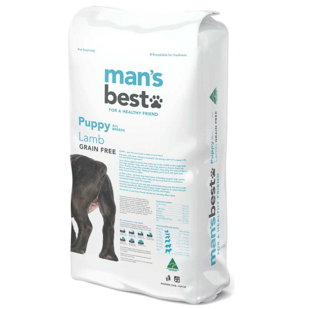 Mans Best Puppy Dog Food Lamb