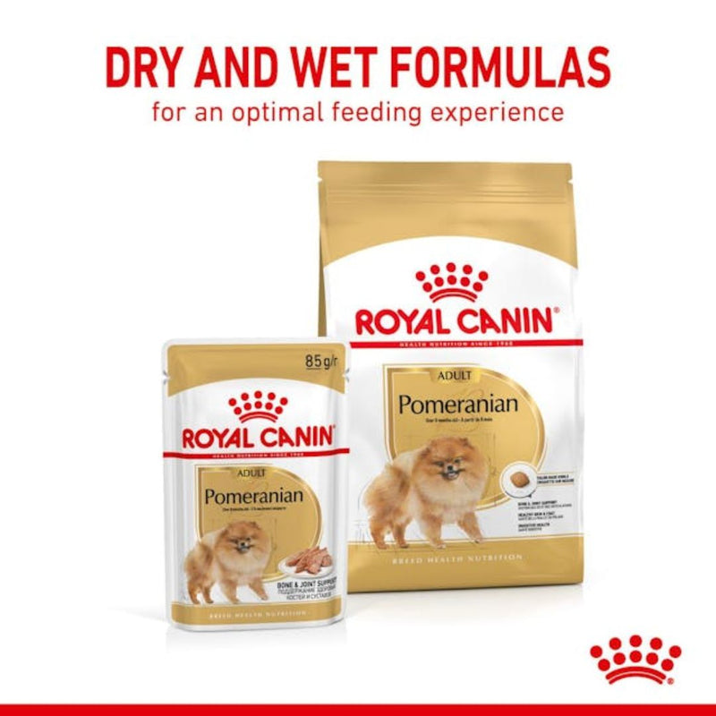 Royal Canin Pomeranian Wet Dog Food in Loaf - 85g x 12 | PeekAPaw Pet Supplies