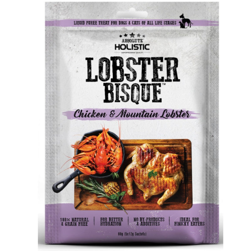 Absolute Holistic Bisque Chicken & Lobster Pet Treats for Cats & Dogs