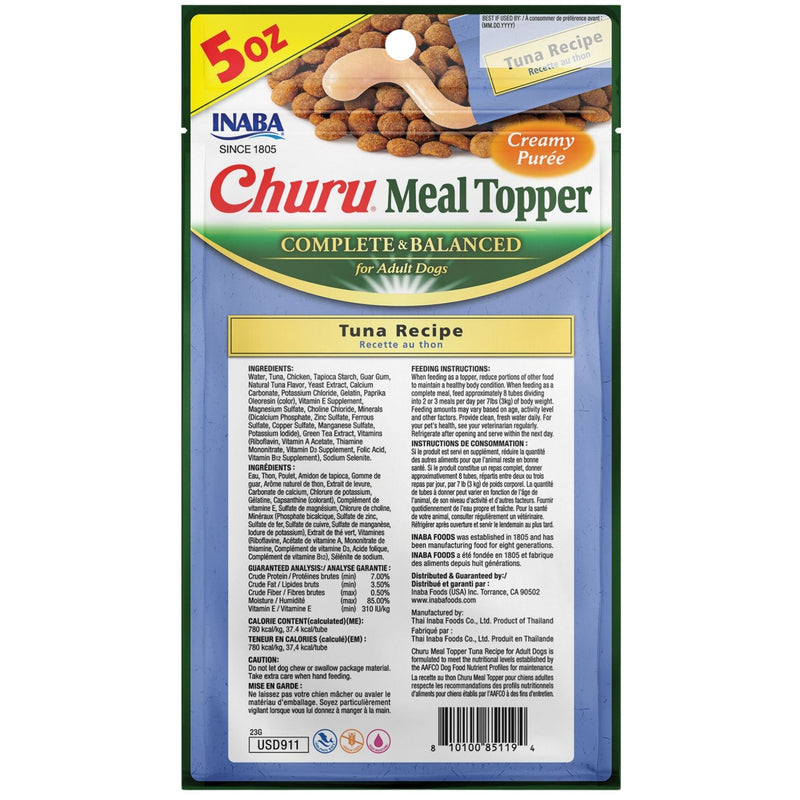 Inaba Dog Churu Meal Topper Tuna