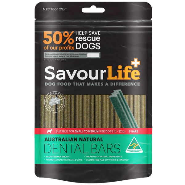 SavourLife Australian Natural Dental Bars for Small/Medium Dogs