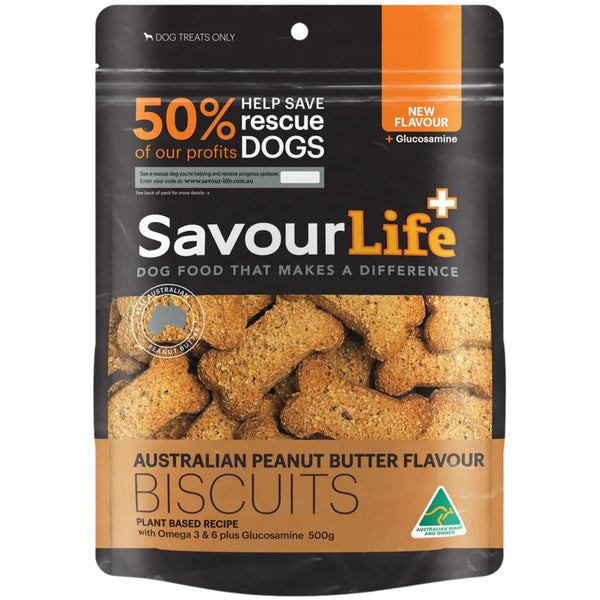 SavourLife Australian Peanut Butter Flavour Biscuits for Dogs