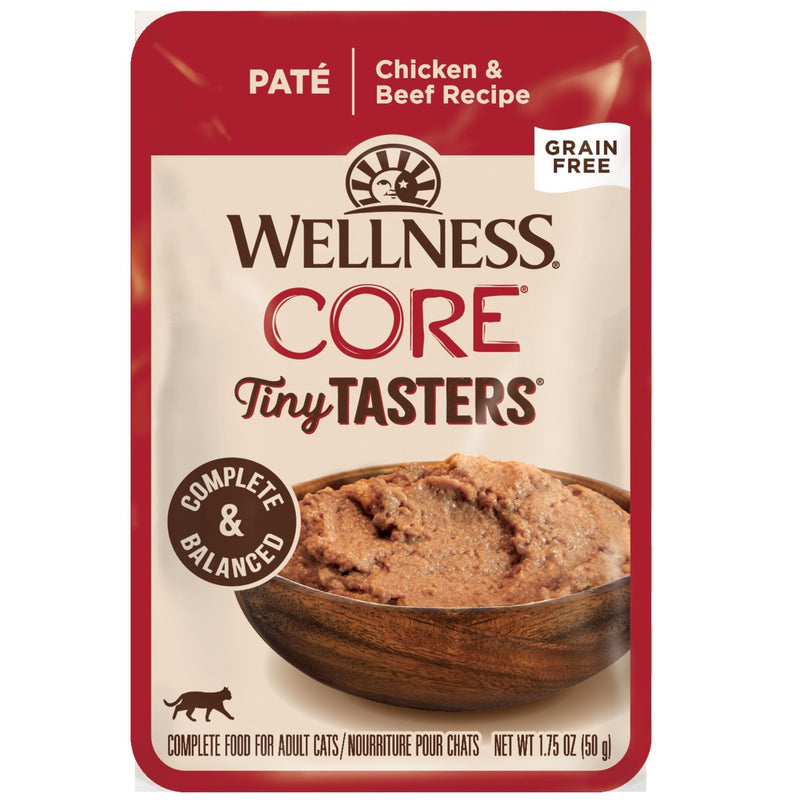 Wellness Core Wet Cat Food Tiny Tasters Chicken & Beef Pate