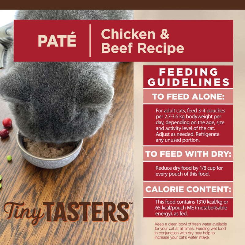 Wellness Core Wet Cat Food Tiny Tasters Chicken & Beef Pate