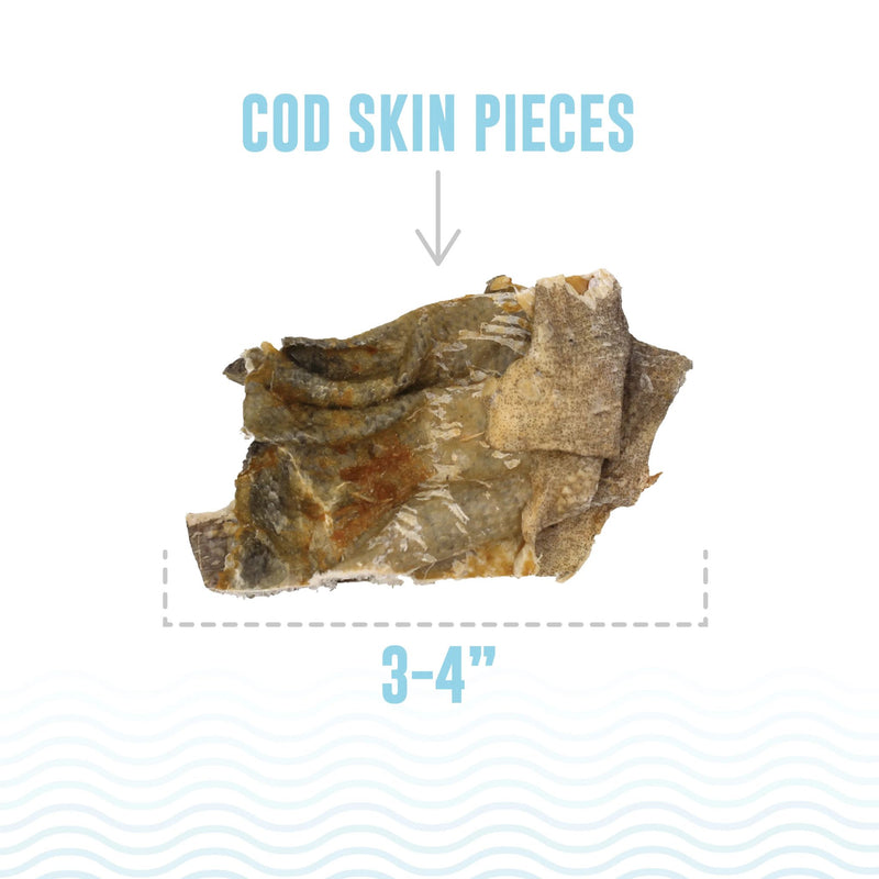 Icelandic+ Dog Treats Cod Skin Pieces