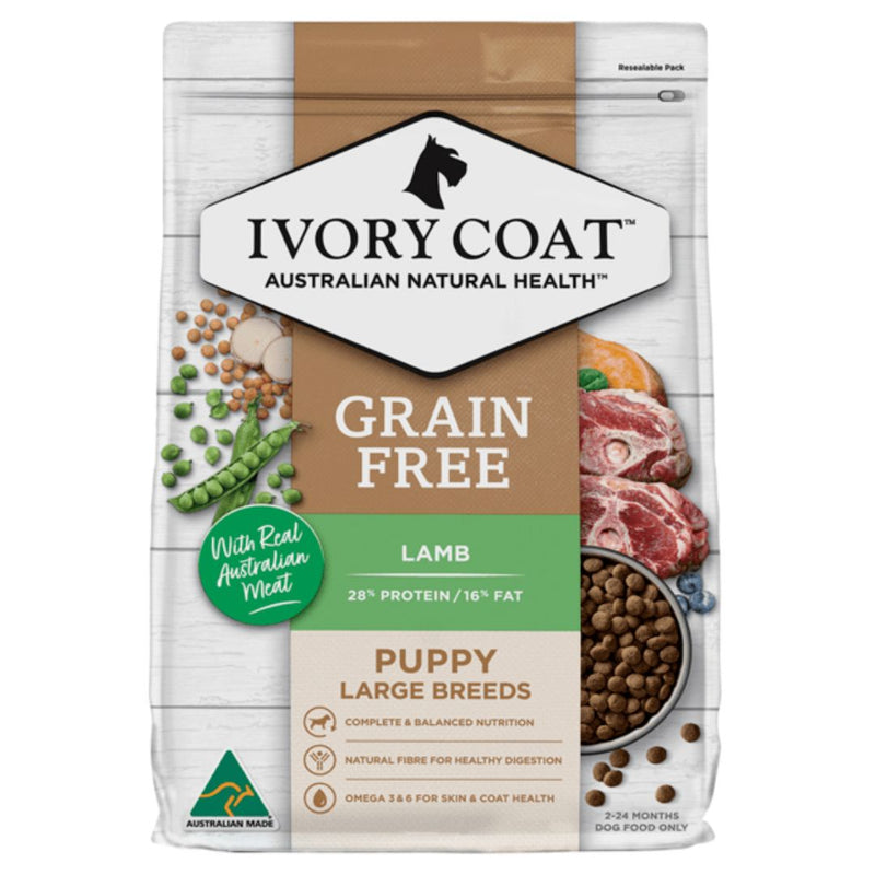 Ivory Coat Grain Free Puppy Large Breed Dry Dog Food Lamb