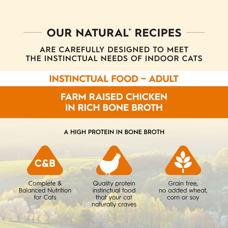 Trilogy Wet Adult Cat Food Farm Raised Chicken in Rich Bone Broth