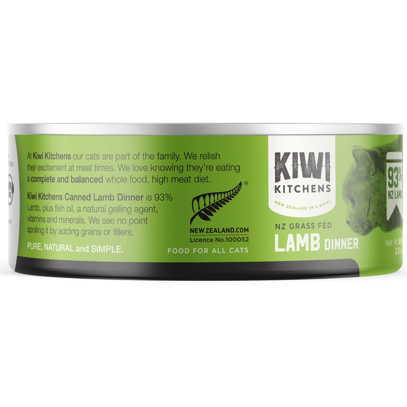 Kiwi Kitchens Canned Cat Food Lamb Dinner